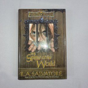 D&D RA Salvatore Forgotten Realms Spine of the World Hardcover Book Club Edition
